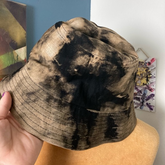 MonkeyStuff Accessories Custom Bleach Dye Bucket Hat Poshmark